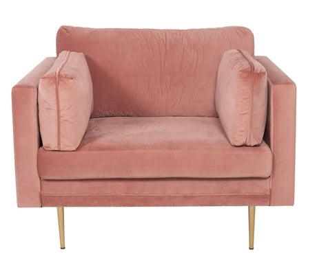 Boom Lænestol, Dusty pink Velour