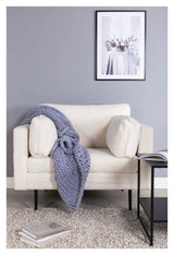 Boom Lænestol, Offwhite Bouclé