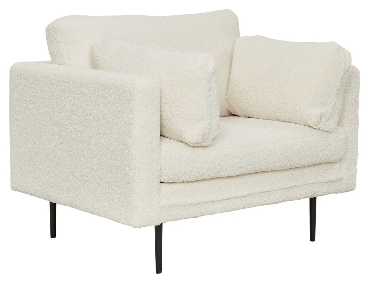 Boom Lænestol, Offwhite Bouclé