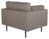 Boom Loungestol, Lys brun stof
