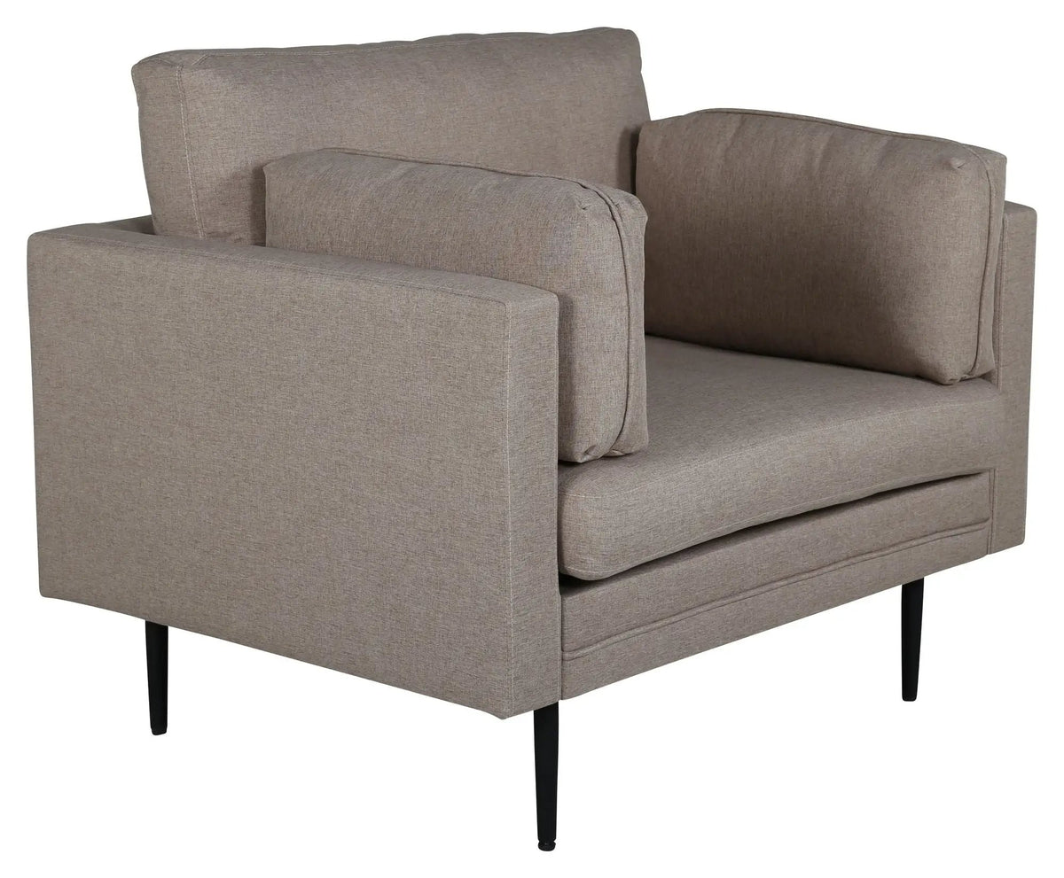 Boom Loungestol, Lys brun stof