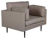 Boom Loungestol, Lys brun stof