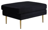 Boom Ottoman, Sort Velour