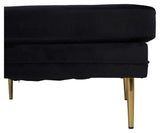 Boom Ottoman, Sort Velour