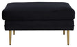 Boom Ottoman, Sort Velour