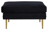 Boom Ottoman, Sort Velour