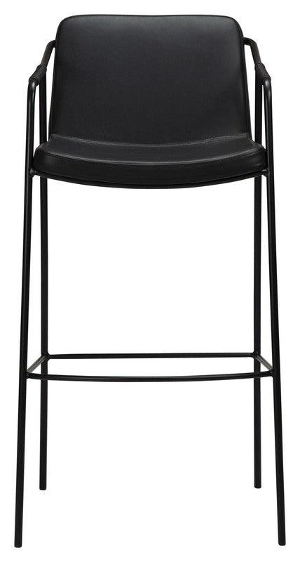 Boto Barstol, Vintage Sort Kunstlæder - UNOLIVING.COM