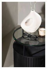 Bovall Sidebord Ø37 - Sort - UNOLIVING.COM