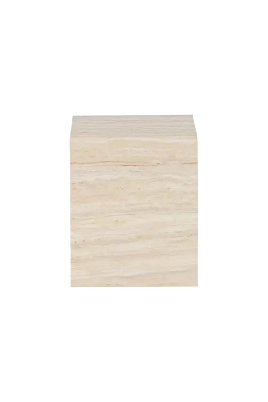 Bovento York Sidebord 30X35X25 Cm, Travertin Look