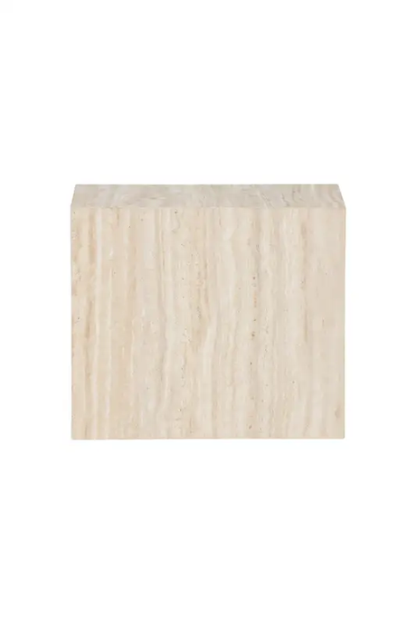 Bovento York Sidebord 30X35X25 Cm, Travertin Look