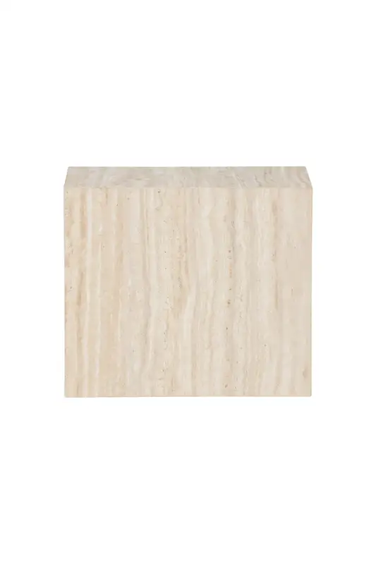 Bovento York Sidebord 30X35X25 Cm, Travertin Look