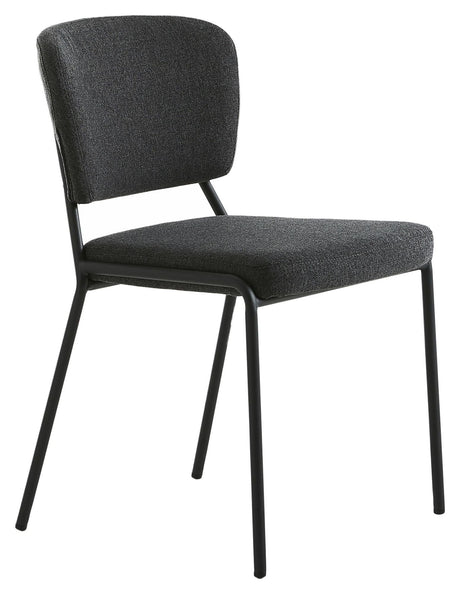 Brantford Spisebordsstol - Grå Stof/Sort