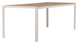 Break Spisebord, Aluminum, Beige, 205x90