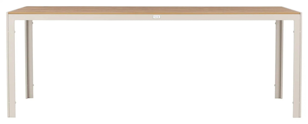 Break Spisebord, Aluminum, Beige, 205x90