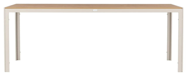 Break Spisebord, Aluminum, Beige, 205x90