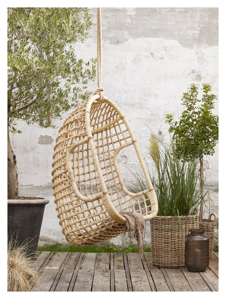 Brest Hængestol - Natural Rattan