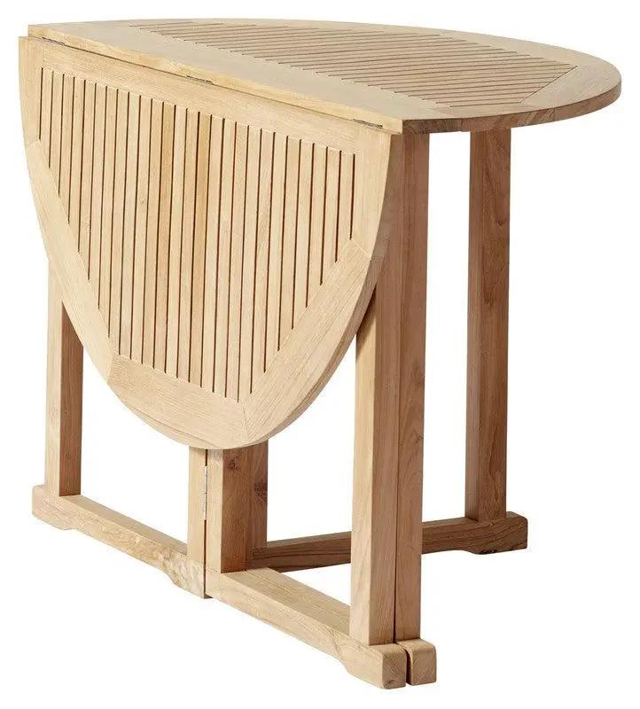 Butterfly Havebord, Teak, Ø110