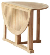 Butterfly Havebord, Teak, Ø110