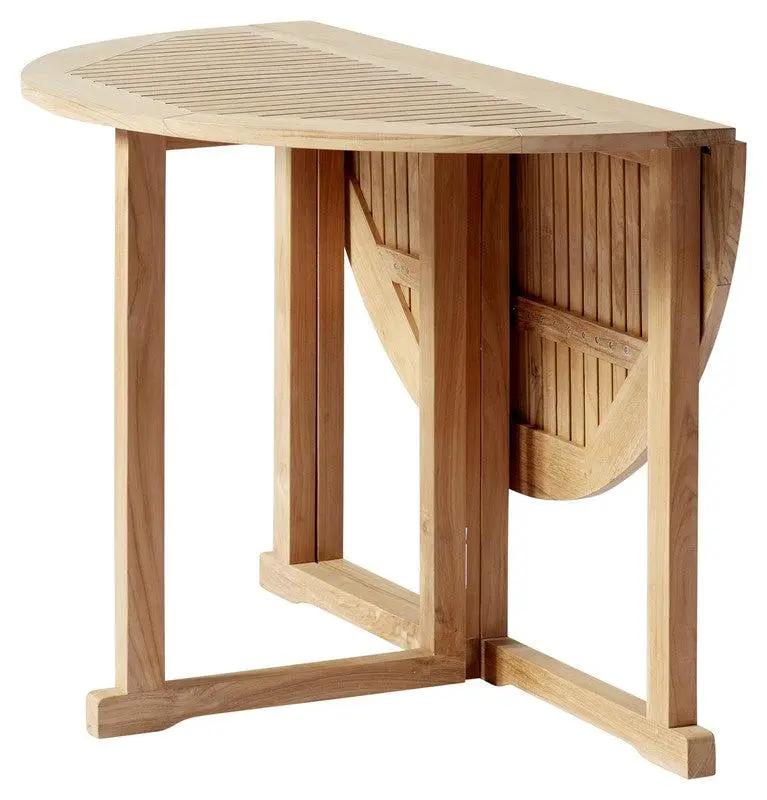 Butterfly Havebord, Teak, Ø110