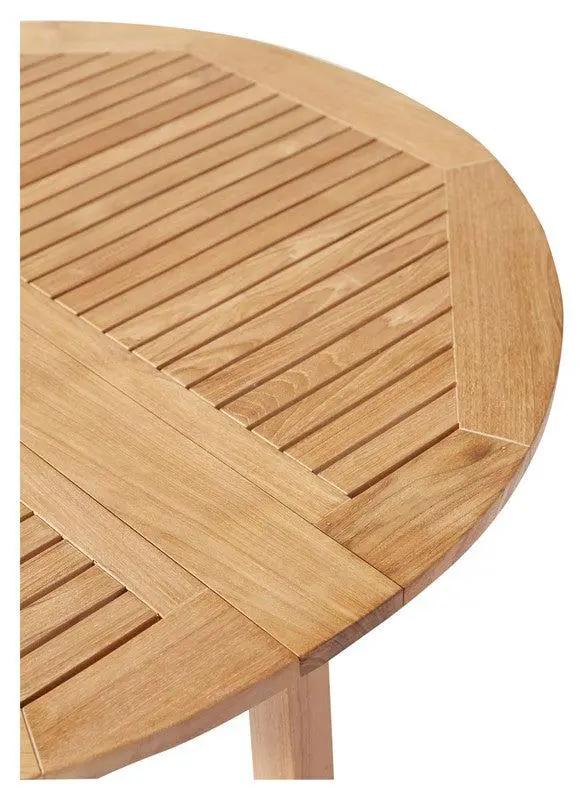 Butterfly Havebord, Teak, Ø110