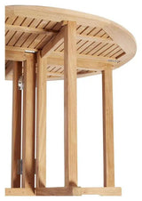 Butterfly Havebord, Teak, Ø110