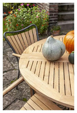 Butterfly Havebord, Teak, Ø110