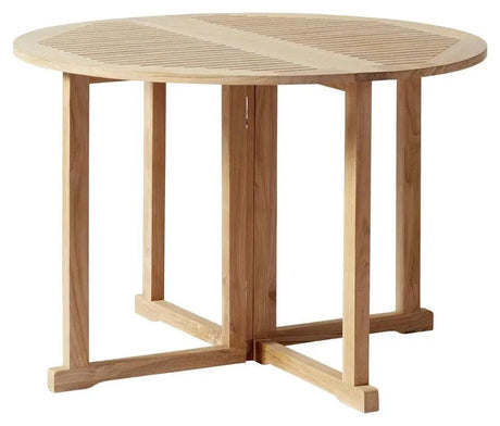 Butterfly Havebord, Teak, Ø110