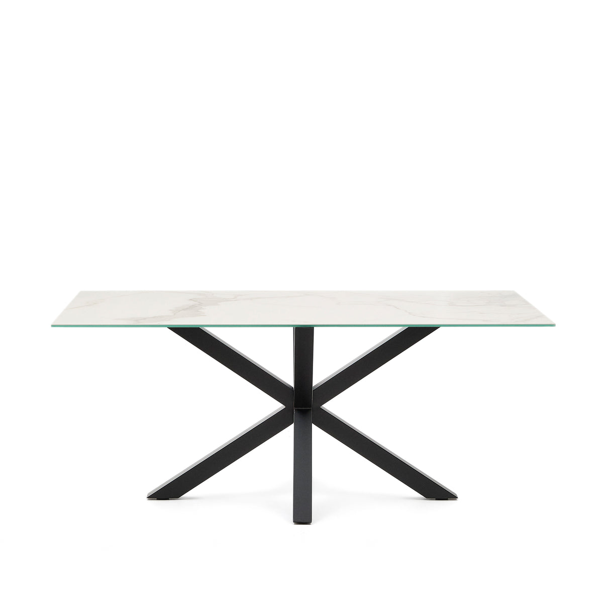 Argo Bord 180X100 Cm, Porcelæn/Sort