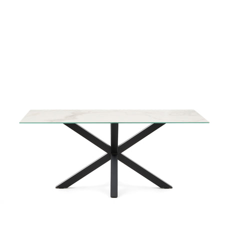 Argo Bord 180X100 Cm, Porcelæn/Sort