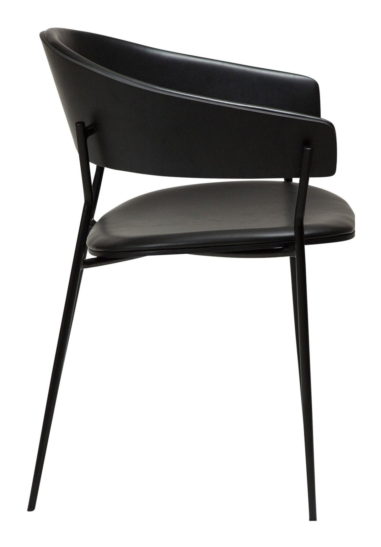 CRIB Spisebordsstol, sort - UNOLIVING.COM
