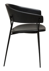CRIB Spisebordsstol, sort - UNOLIVING.COM