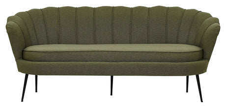 Calais 3-pers. Sofa, Dusty Green Stof m. sorte ben