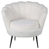 Calais Loungestol, Hvid Teddy