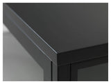 Carmel Glasskab m 1 låge - Sort
