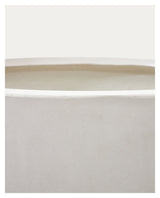 Cement Krukke, Hvid Ø 75 cm - UNOLIVING.COM