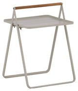 Clarin Sidebord, Beige stål, 40x45x50
