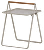 Clarin Sidebord, Beige stål, 40x45x50