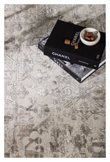 Cleo Tæppe 230x160 - Sølv - UNOLIVING.COM