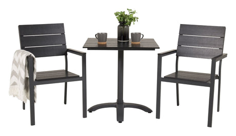 Colorado Cafébord 70x70 - Sort - UNOLIVING.COM