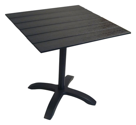 Colorado Cafébord 70x70 - Sort - UNOLIVING.COM