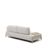 Compo 3-Personers Sofa med Bakke 232Cm, Beige/Grå