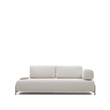 Compo 3-Personers Sofa med Bakke 232Cm, Beige/Grå