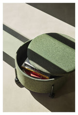 Contain Puf på hjul, Large Grøn