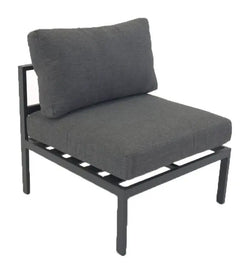 Copacabana Lyx, Midt, Sort Alu/Grå Hynde - UNOLIVING.COM