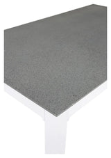 Copacabana Lyx, bord, Hvid Alu/Sprayglas