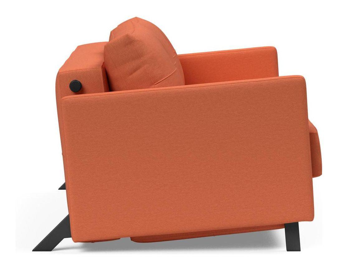 Cubed 140 Sovesofa m. armlæn, Argus/Rust - UNOLIVING.COM