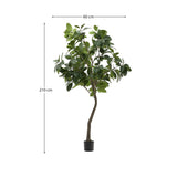 Ficus Kunstigt Træ I Potte, 210 Cm