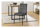 Demina Spisebordsstol, Mørkegrå - UNOLIVING.COM