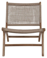 Derby Loungestol, Teak og polyrattan - UNOLIVING.COM