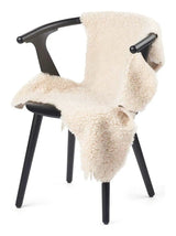 Double Face Collection Amerikansk lammeskind - Ivory, 100x60